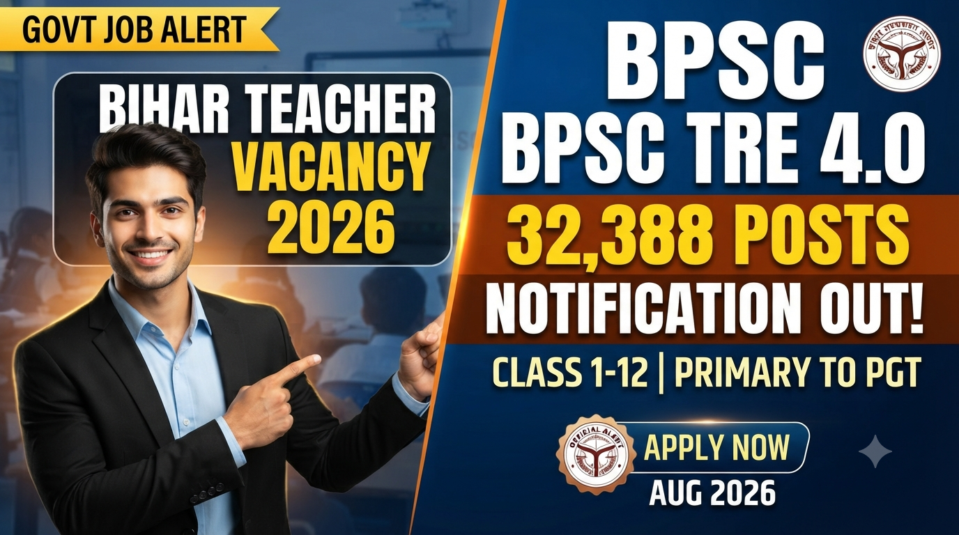 BPSC TRE 4.0 Recruitment 2026