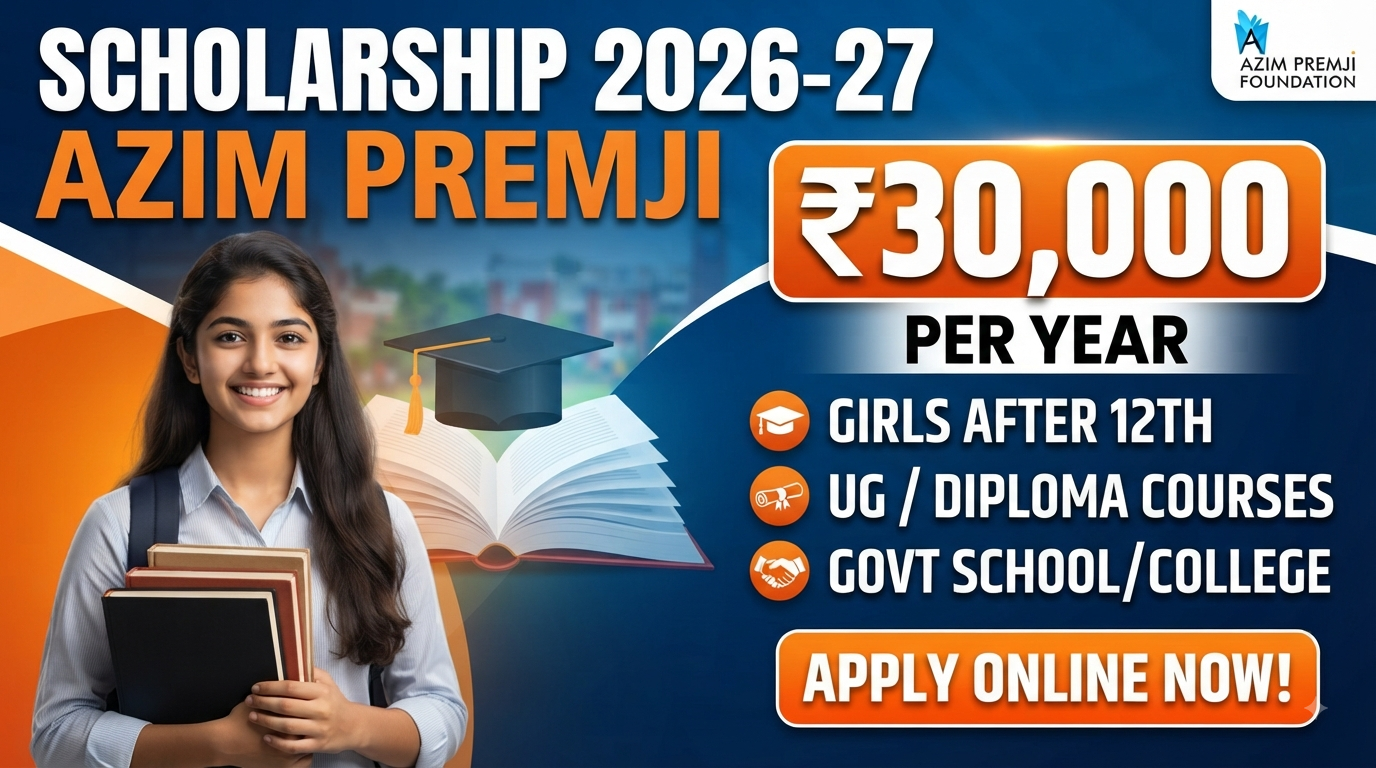 Azim Premji Scholarship 2026-27