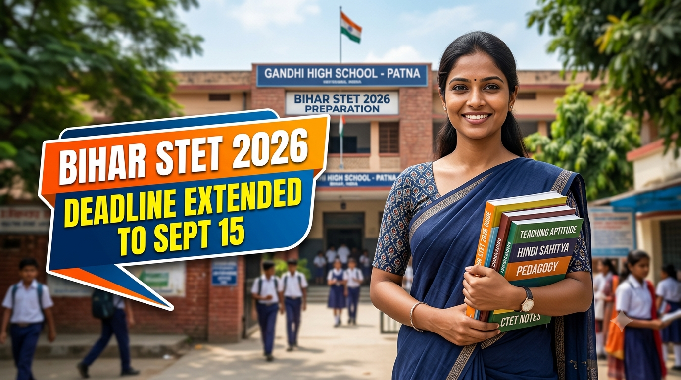 Bihar STET 2026 application deadline