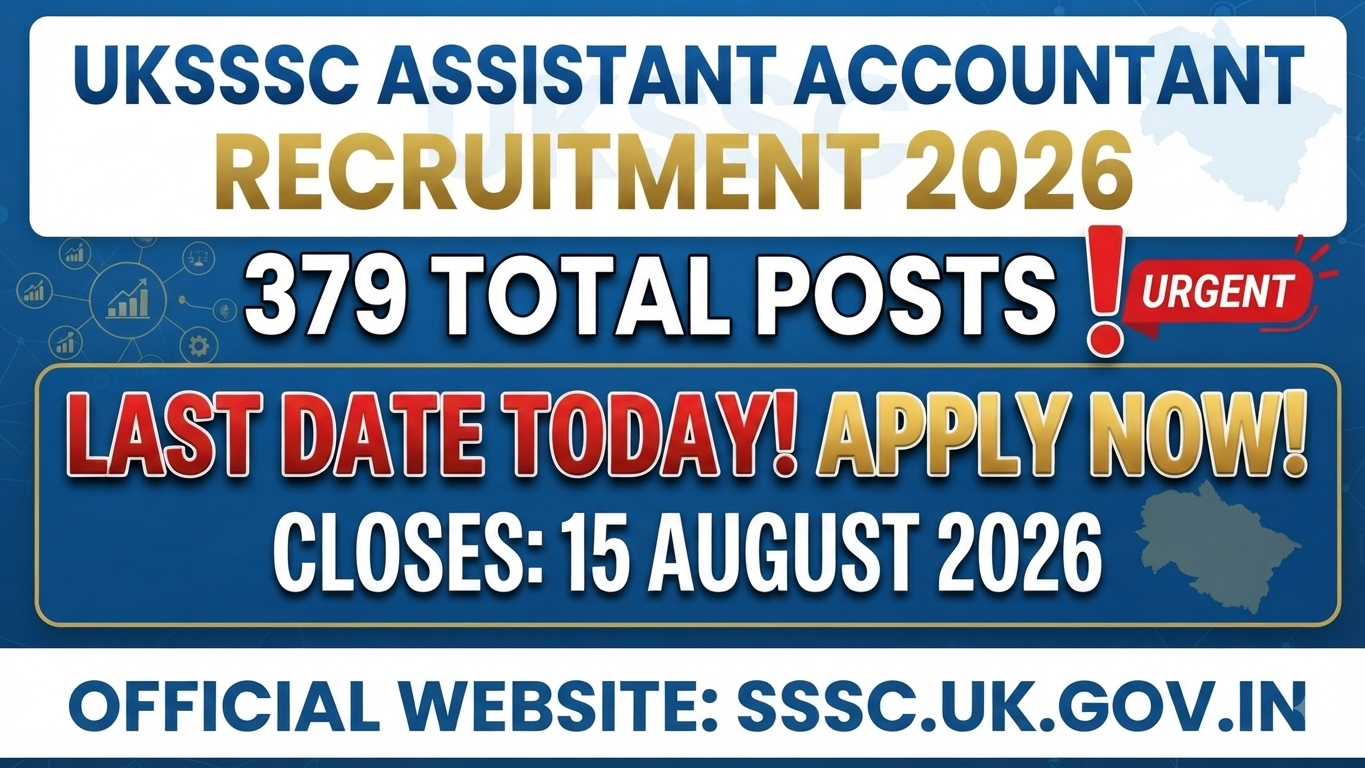 UKSSSC Assistant Accountant Recruitment 2026